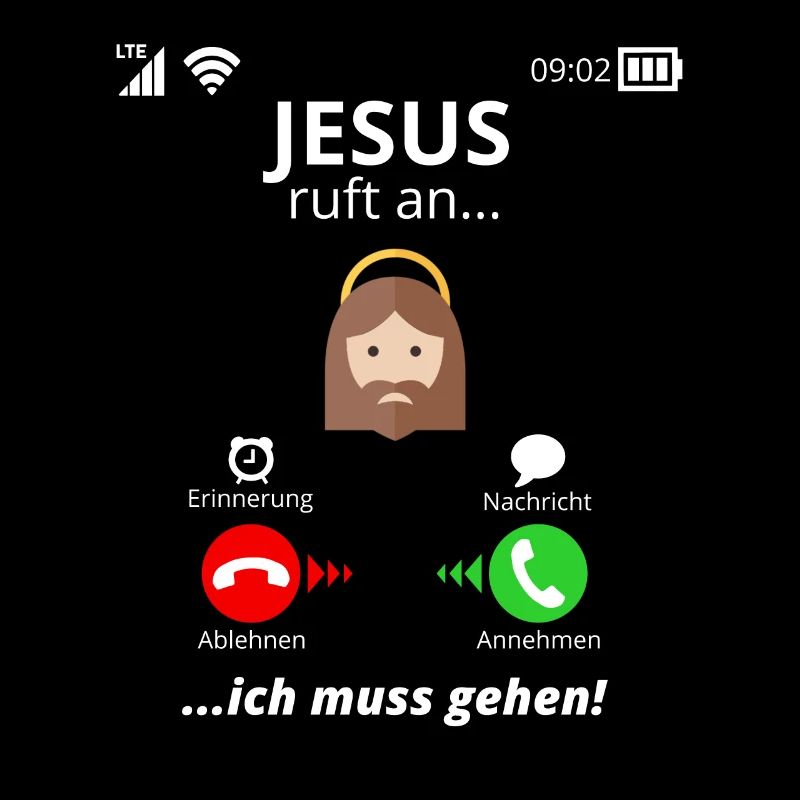 Jesus Ruft An Anruf Christen Kirche Glaube Gläubig