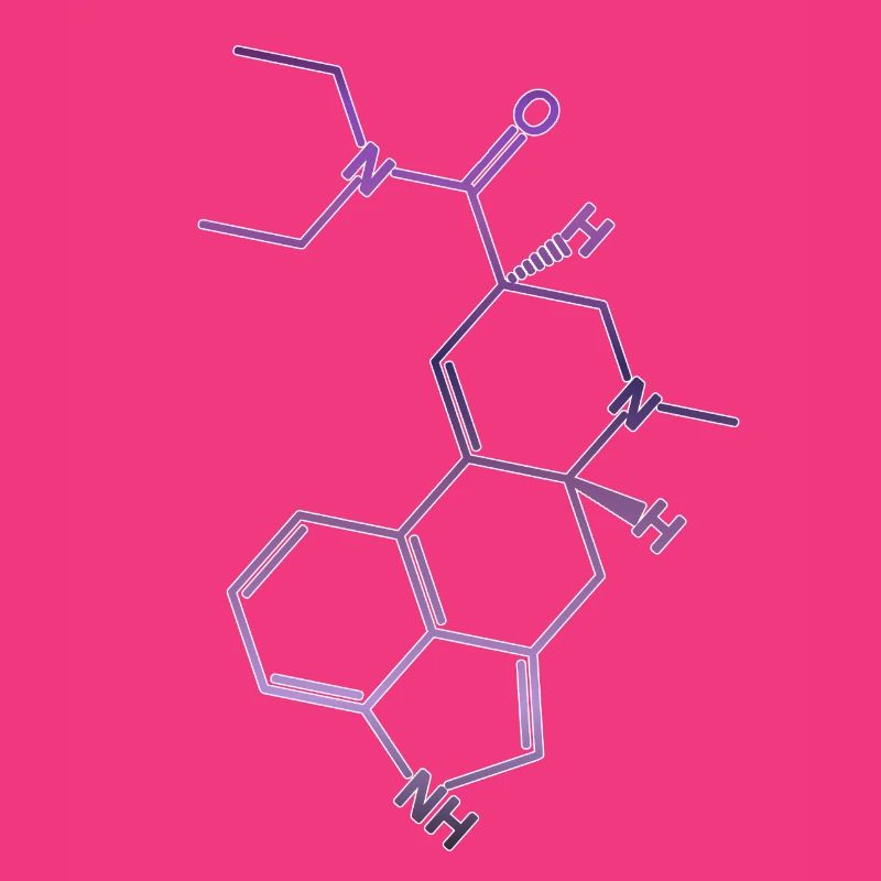 LSD structural formula acid molecule