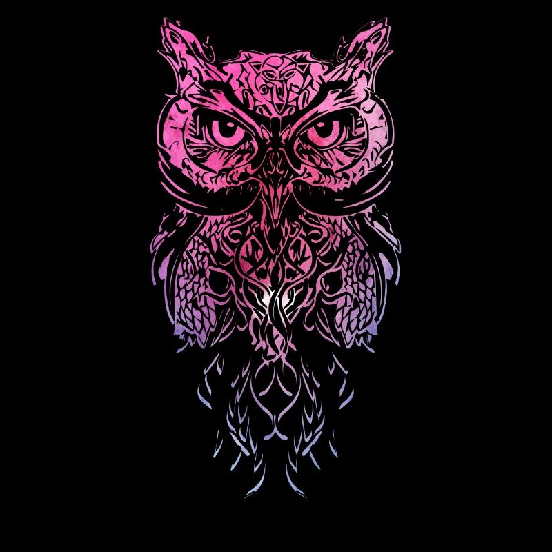 Eule Mandala Tattoo Kunst