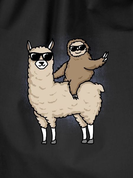 llama and sloth gift