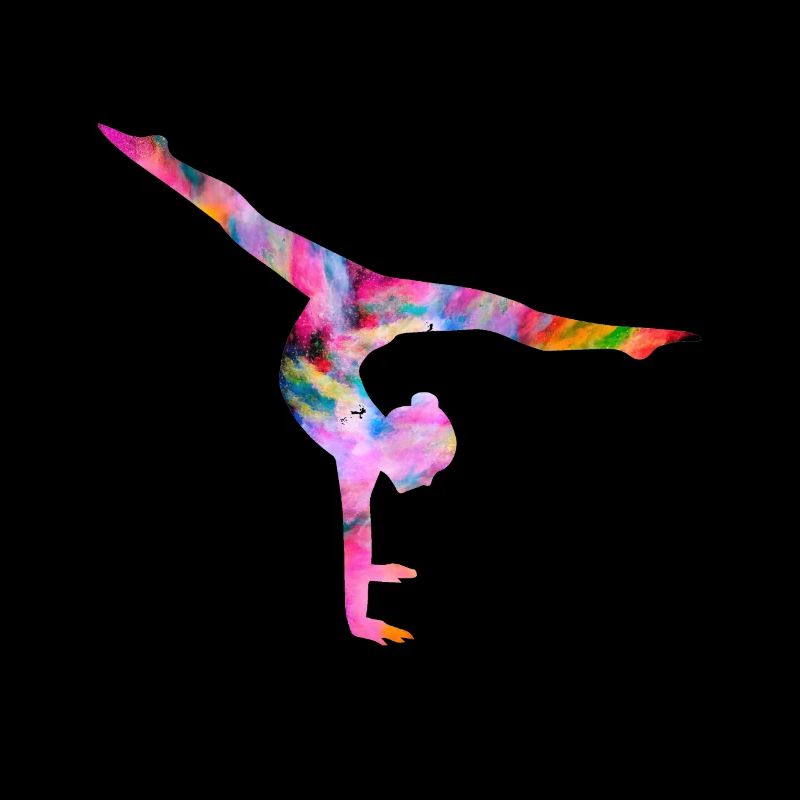 Turnen Handstand bunt