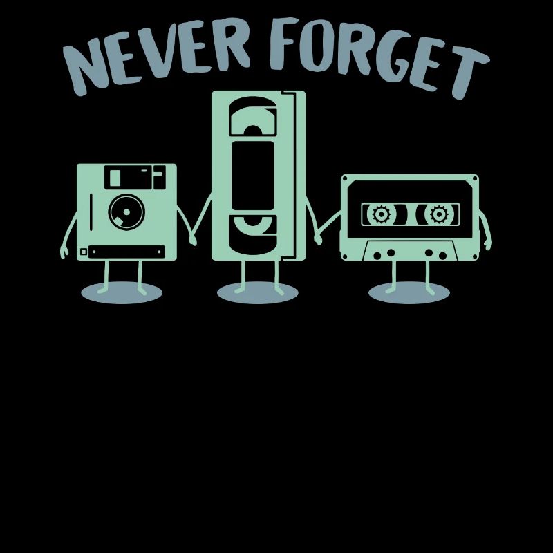 Floppy disk VHS tape