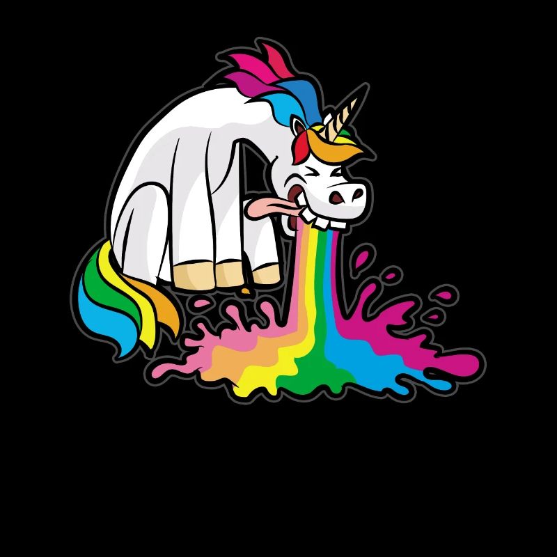 Pooping Unicorn Poop Passing Breaking Funny