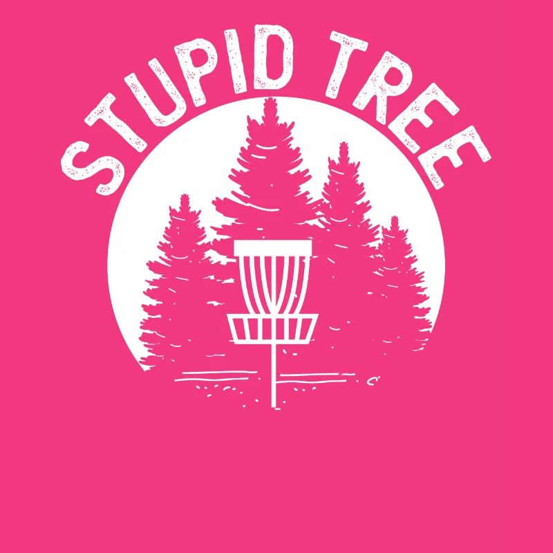 Dummer Baum - Distressed Disc Golf Designs