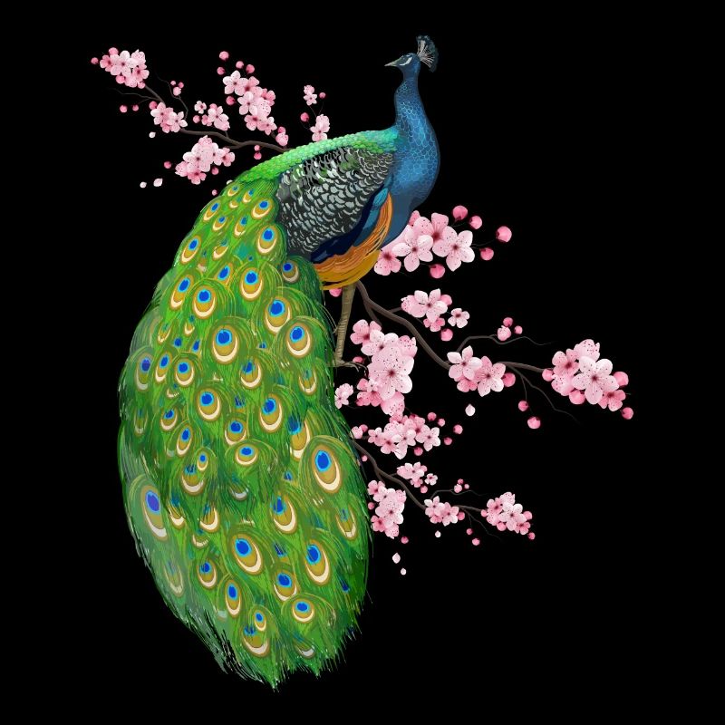 Blumen Pfau