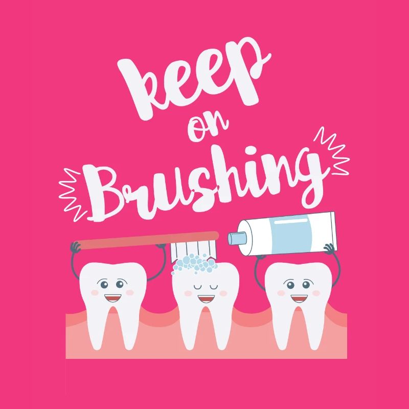 Cool Keep On Brushing Dentists gift