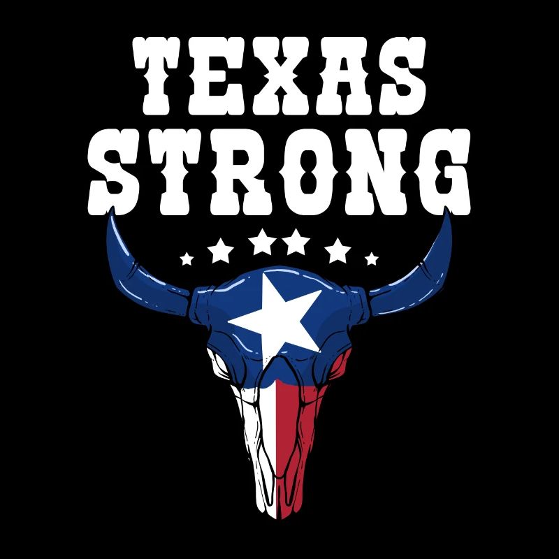 Longhorn Texas Flag