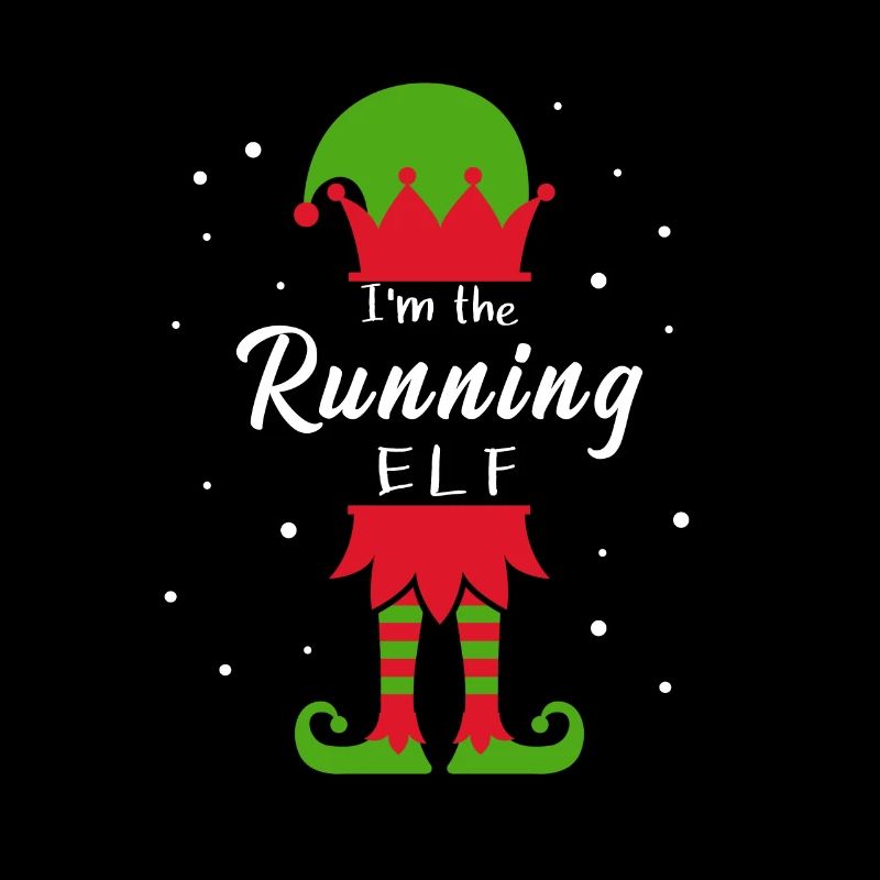 Running Elf Christmas for runners Joggers en cours d'exécution