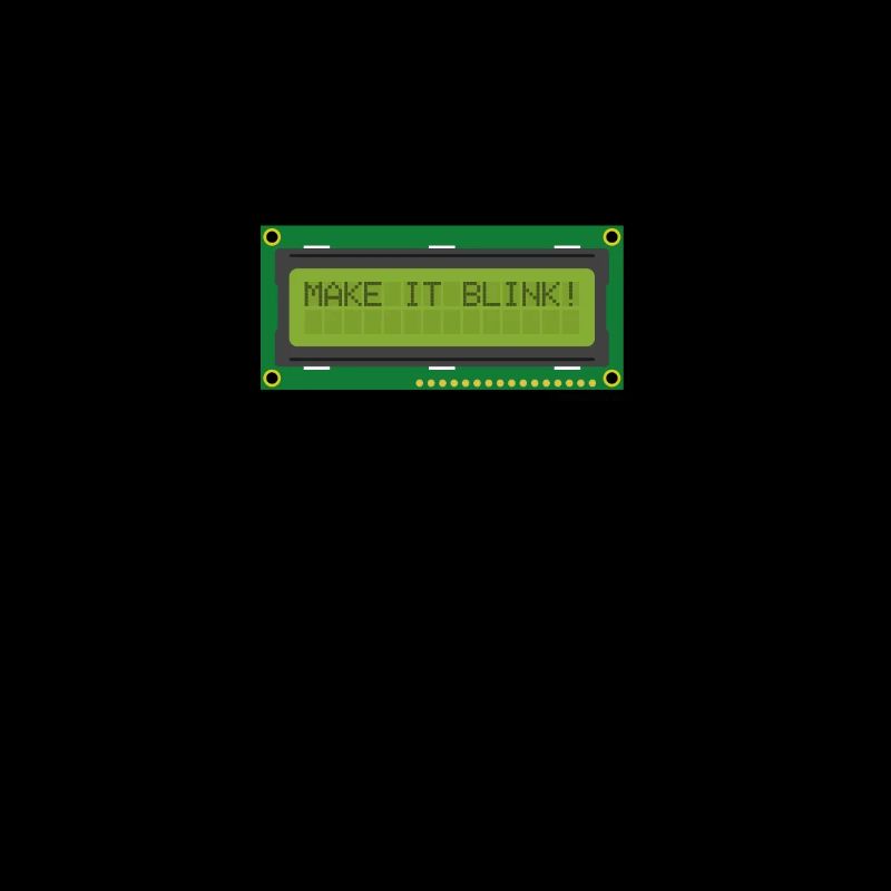 LCD: MAKE IT BLINK!