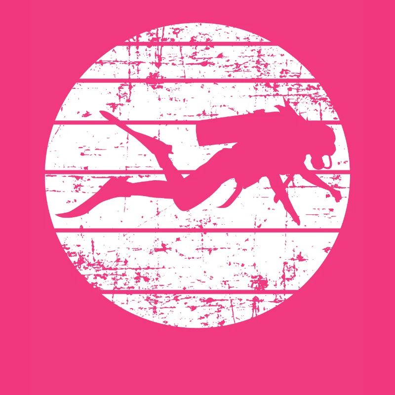 Silhouette de plongée