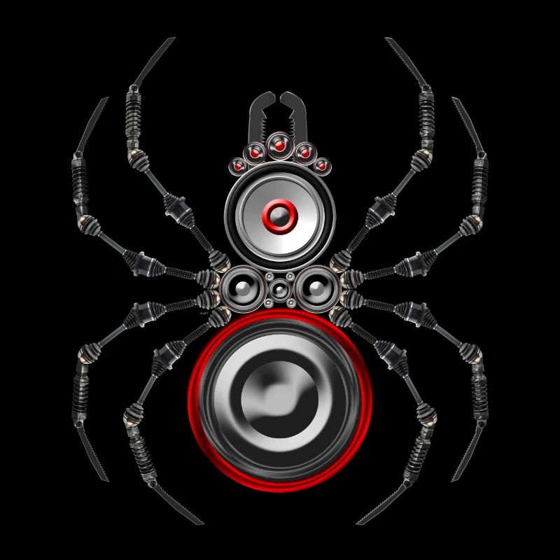 Techno Stag Beetle Insect Bass Speaker