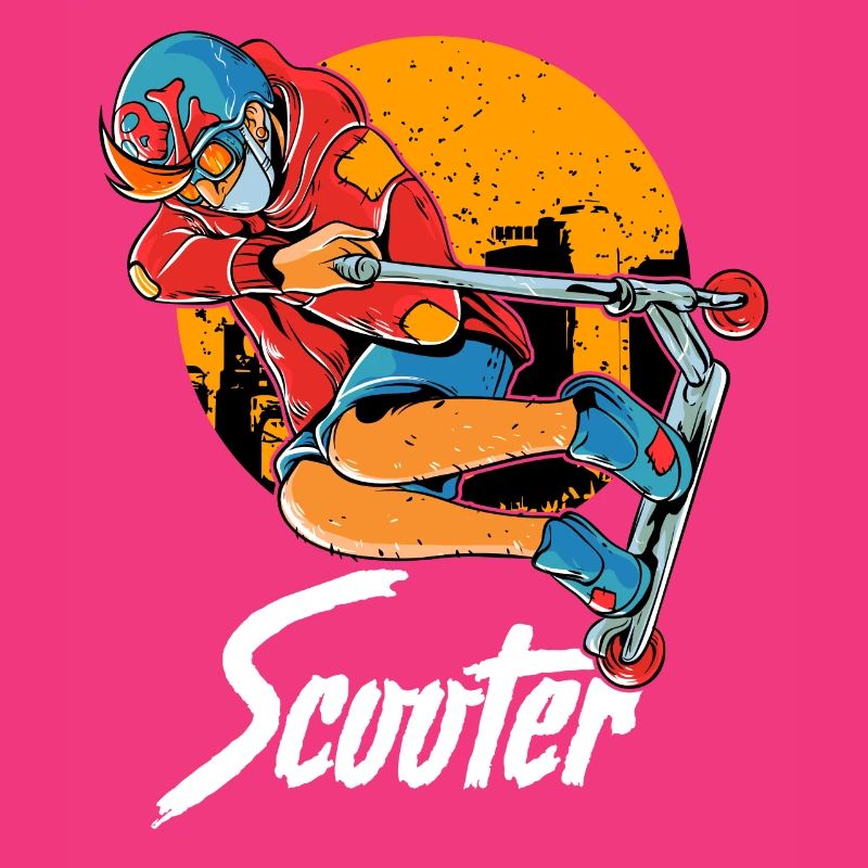 Cute & Funny Scooter Kid Riding Tricks