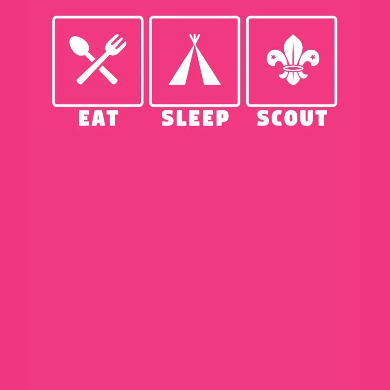 Tshirt Vector Smart Object 009Essen Sie Schlaf Scout Scout