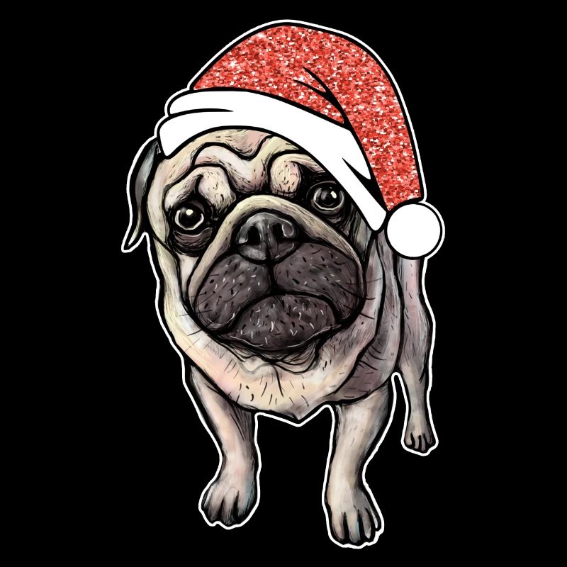 Mops Pug Weihnachten Geschenkidee