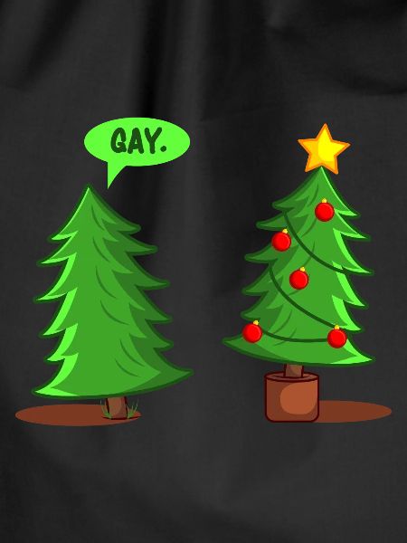 Christmas fir tree Funny