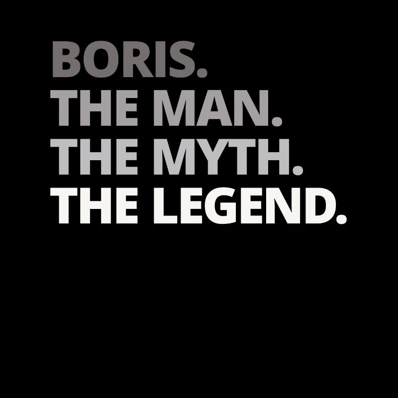 Nom de Boris disant cadeau