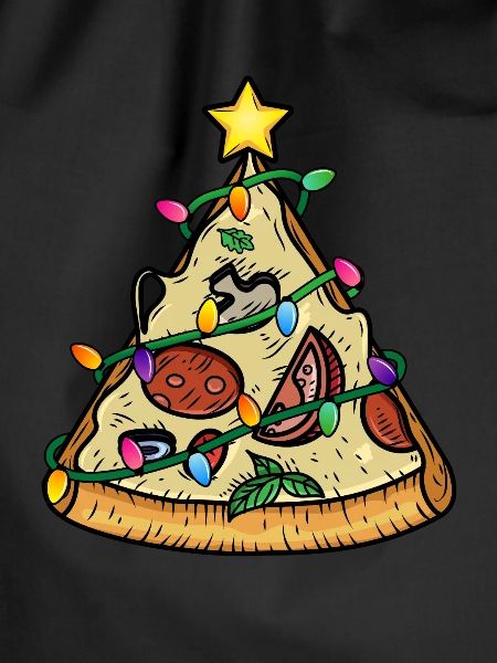 Pizza Christmas tree pyramid