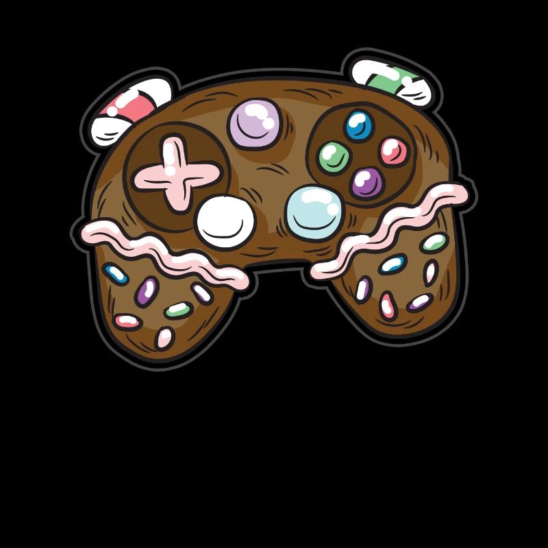 Gingerbread Controller Gamer Christmas Humor