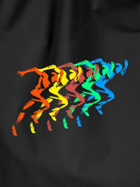 Leichtathletik Läufer Bunt Sprinter