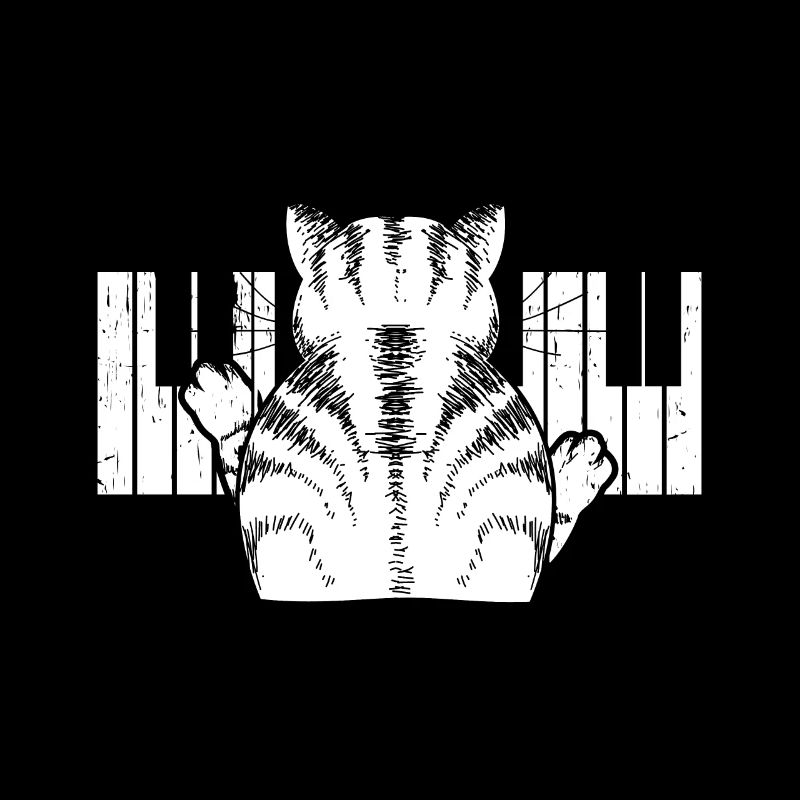Klavier Katze