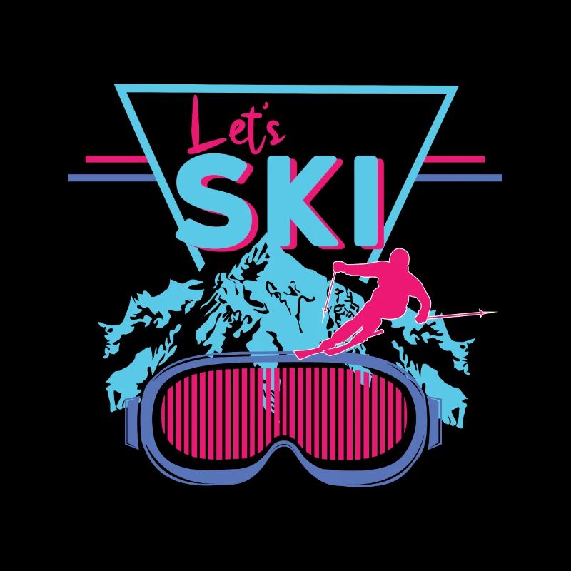 Retro ski ski area