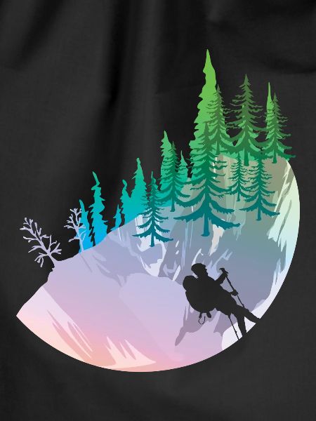 Hiker hiking tour
