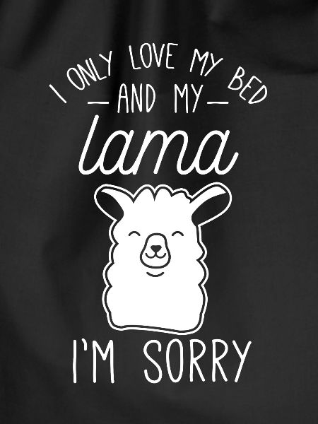 lama tired / sleeping / lazy