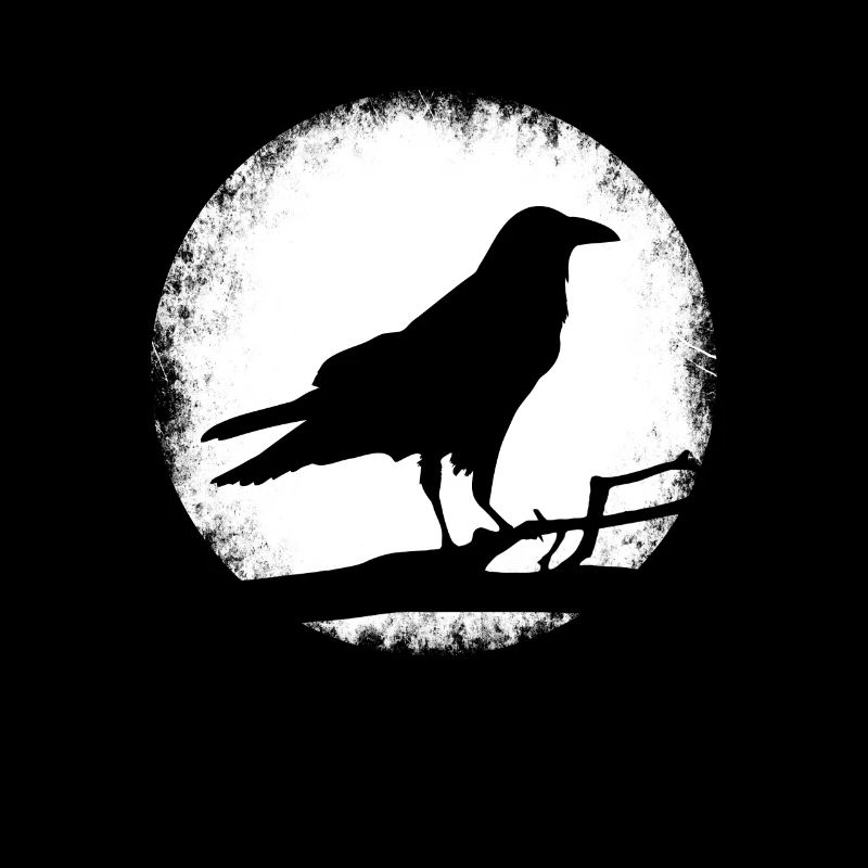 Krähe Schwarzer Rabe Vogel Geschenk