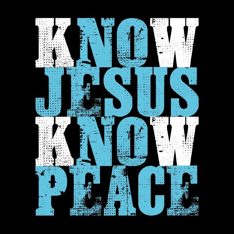 Jesus Know Peace Christian Gift Print Know
