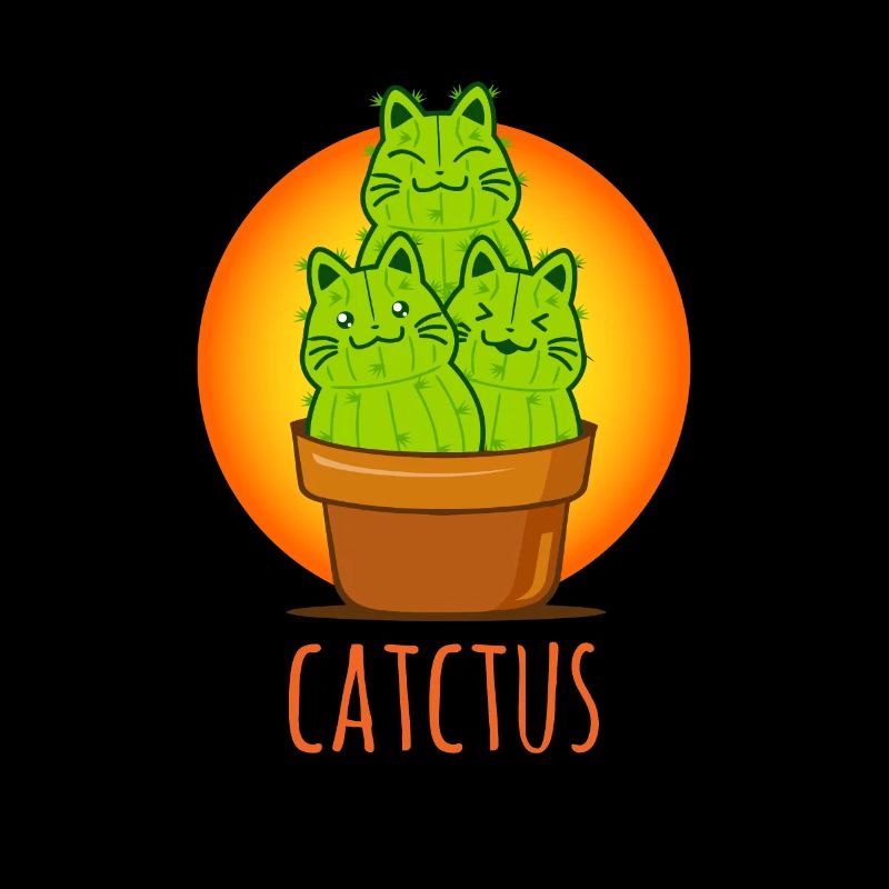 Catctus cactus cats humor pun