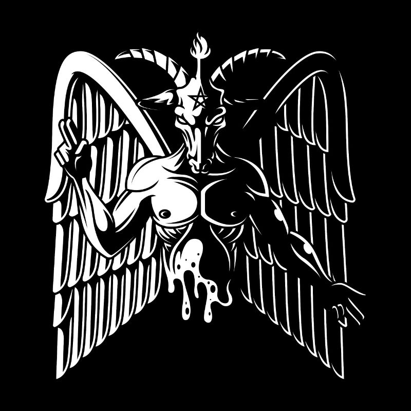 Baphomet - chèvres aux ailes d'ange