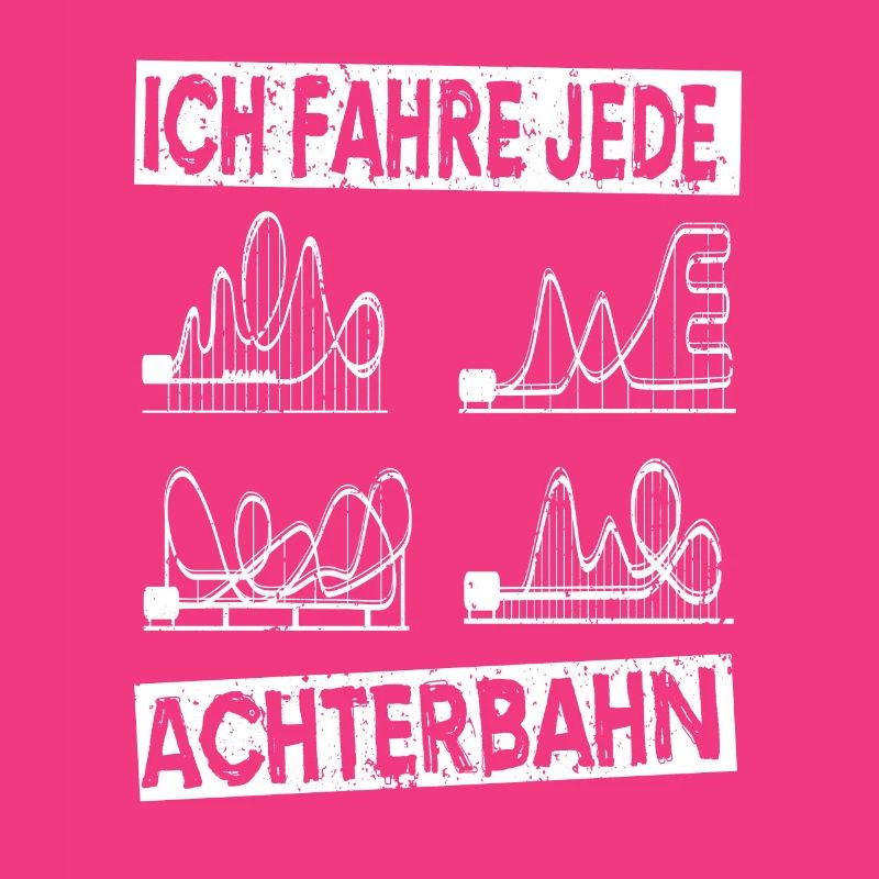 Achterbahn Rollercoaster Freizeitpark Geschenkidee