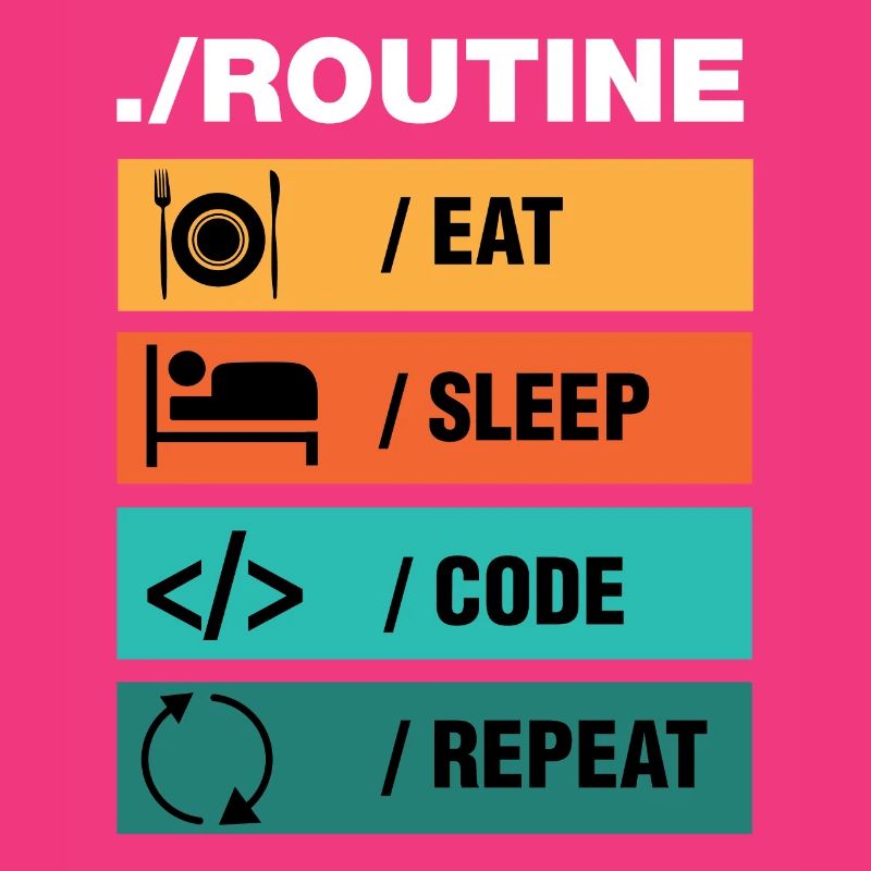 Eat Sleep Code Repeat Programmeur