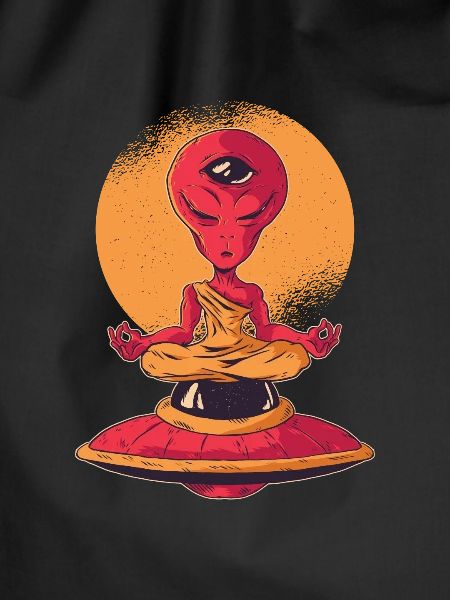 Alien Meditationplanetconspiracycosmosflying sauce