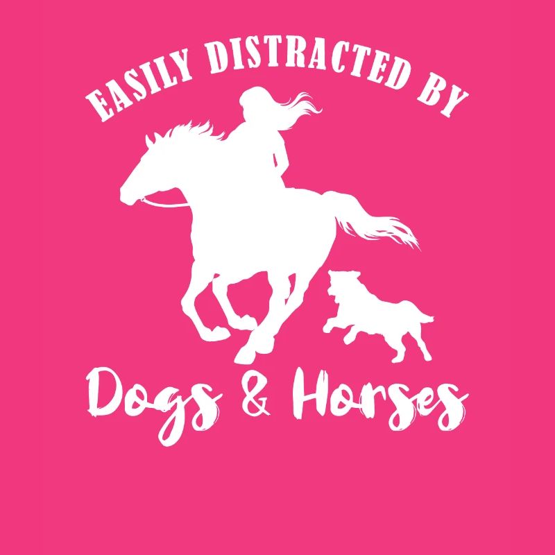 Facilement distrait par les chiens et les chevaux