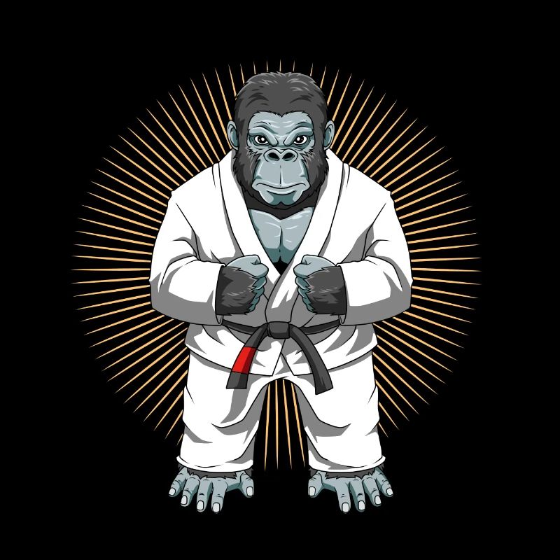 Gorille dans le BJJ Gi - Jiu Jitsu