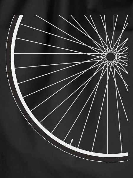 Bicycle tire cutout