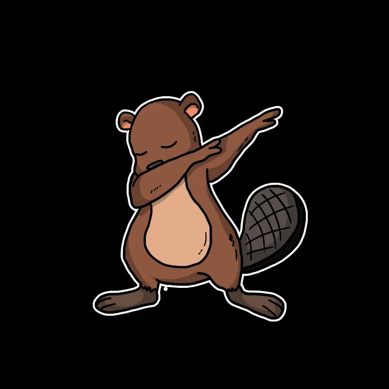 Lustiges Dabbing Biber Geschenk
