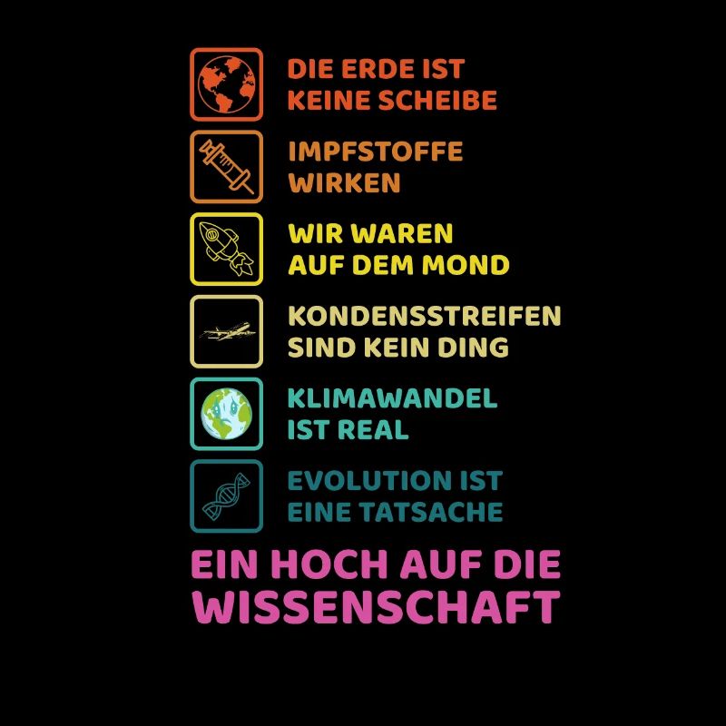 Ein Hoch auf die Wissenschaft Design Geschenkidee