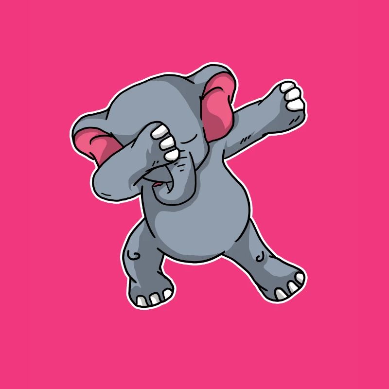 Funny Dabbing Elephant Dab Elephants Lover Gift
