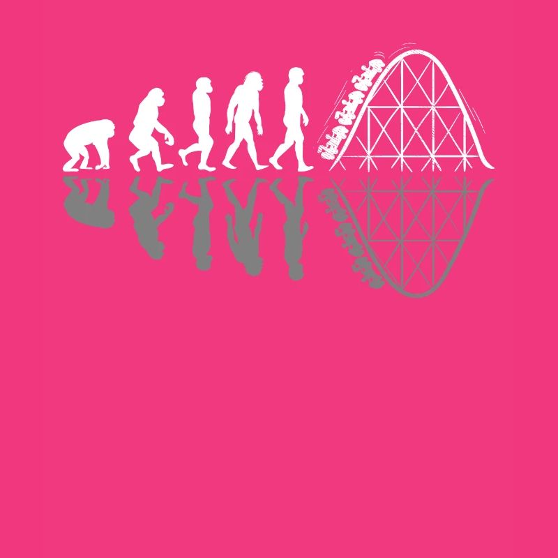 Roller coaster evolution development amusement park