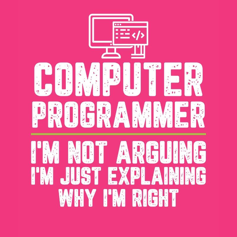 Programmeur informatique, je ne dis pas que je suis juste