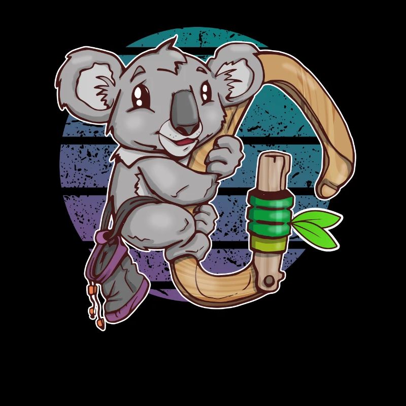 climbing koala bouldering