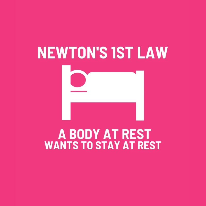 Newtons erstes physikalisches Gesetz Arzt oder Wis