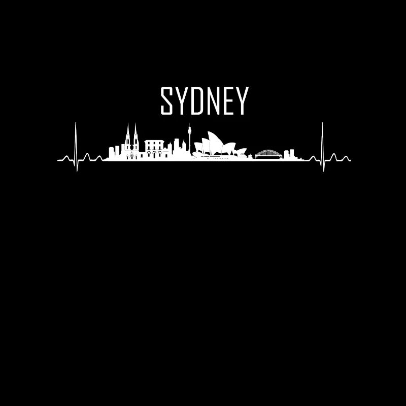 Australien Sydney Herzschlag Geschenk