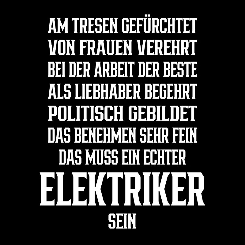 Lustige Handwerker Elektriker Sprüche