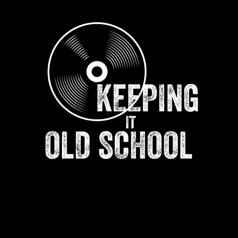 Keeping It Old School Collectionneur de disques vinyles G