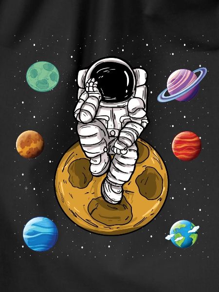 Astronaut planet