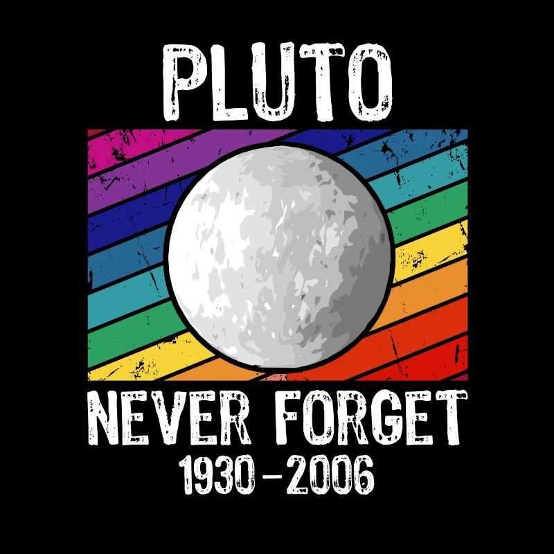 Retro Pluto Never Forget 1930 - 2006