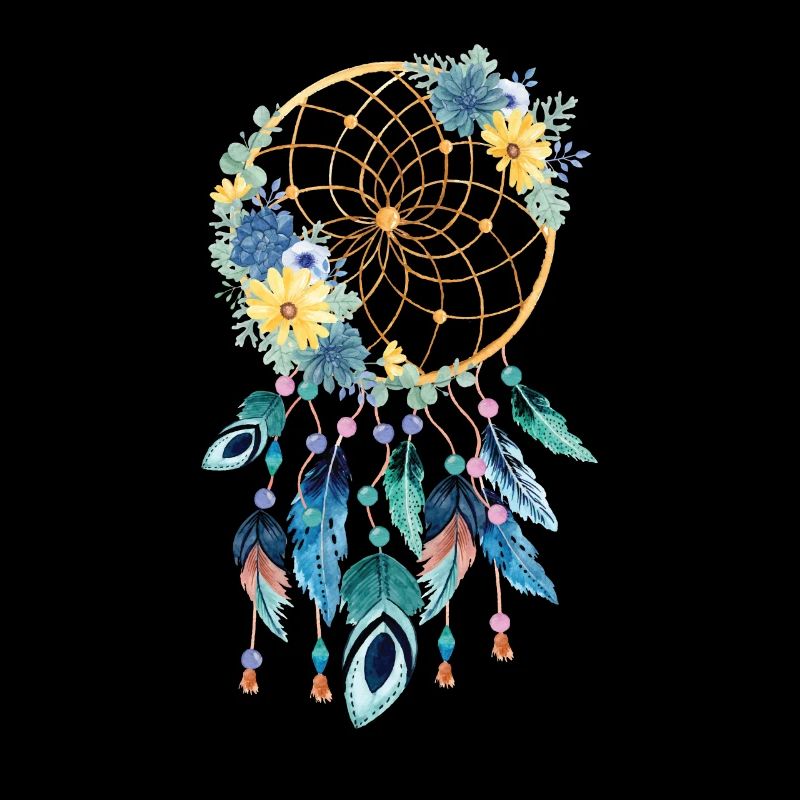 Dream catcher flowers Indians